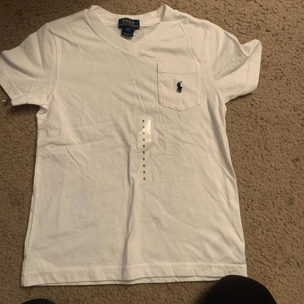 Boys White Polo by Ralph Lauren bundle 3 short sleeve polo shirts for $10